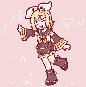 forest girl rin fanart - 2023